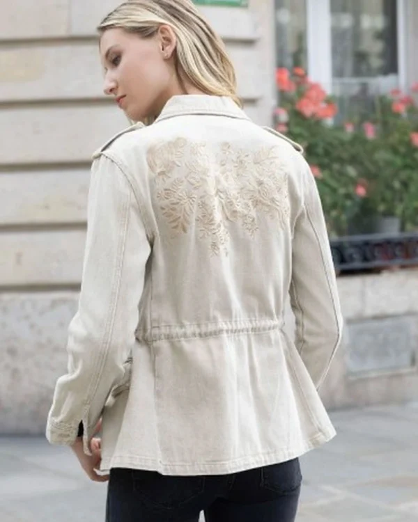 Chaqueta Bordado Flores